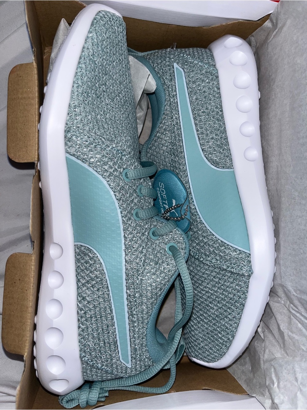 PUMA Carson 2 Nature Knit Women’s 7.5 Aquifer Blue Sneakers New in Box